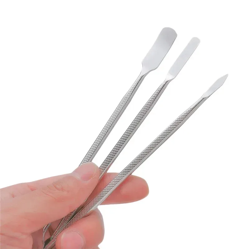 Kit di strumenti di apertura per riparazione universale di telefoni cellulari da 3 pezzi Lama in acciaio inossidabile Piede di porco in metallo Smontare apriscatole Utensili manuali