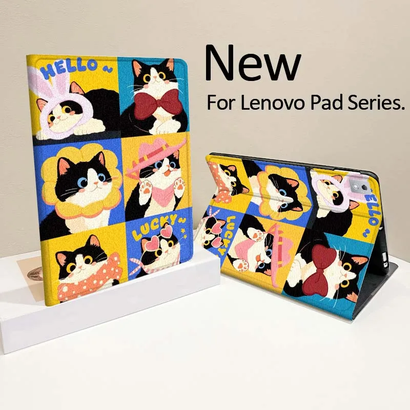 

Animal Lattice Pattern For Lenovo Tab Xiaoxin Pad 700 Y900 Gen4 K10 P11 GT K11 3rd P11 P12 Plus Pro Gen Tablet Case