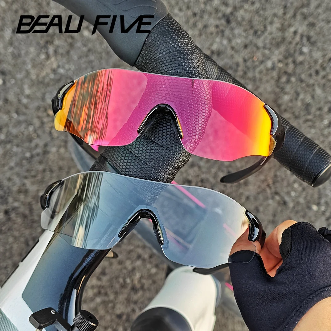 

BEAU FIVE Photochromic Fashion Sunglasses for Men Women UV400 Driving Fishing Cycling Running Hiking Outdoor Sport Eyewear B08