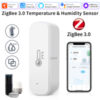 Tuya Zigbee 3.0 Smart Temperature Humidity Sensor Smart Home Alexa Google Home Thermometer Hygrometer Environmental Monitoring