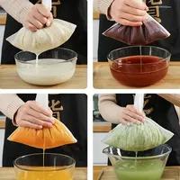 Colander Reusable Yogurt Tea Cheese Brew Food Fabric Home Nylon Soy Milk Wine Nut cloth Brewing Mesh Filter Bag Water Strainer