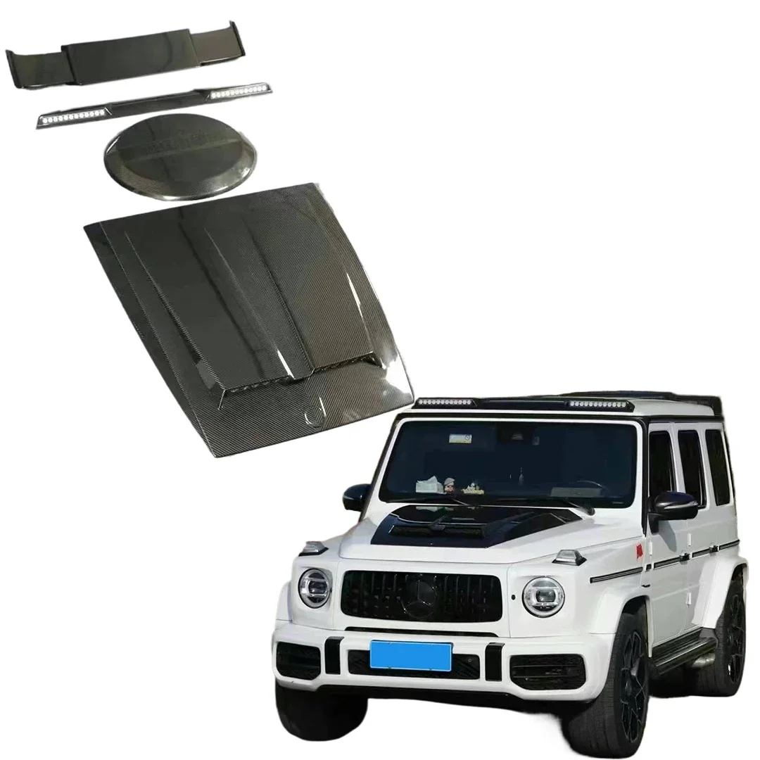 

Runde Auto Tuuning Accessories For Mercedes-Benz G-Class G Wagon G5000 G550 G63 W463 Upgrade B-Brabus Dry Carbon Fiber Body Kit