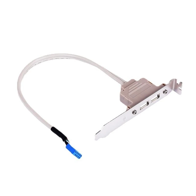 USB 2.0 2ポートPCIブラケットケーブル内蔵9ピンヘッダー付き、Cベストセール用コンピューター用