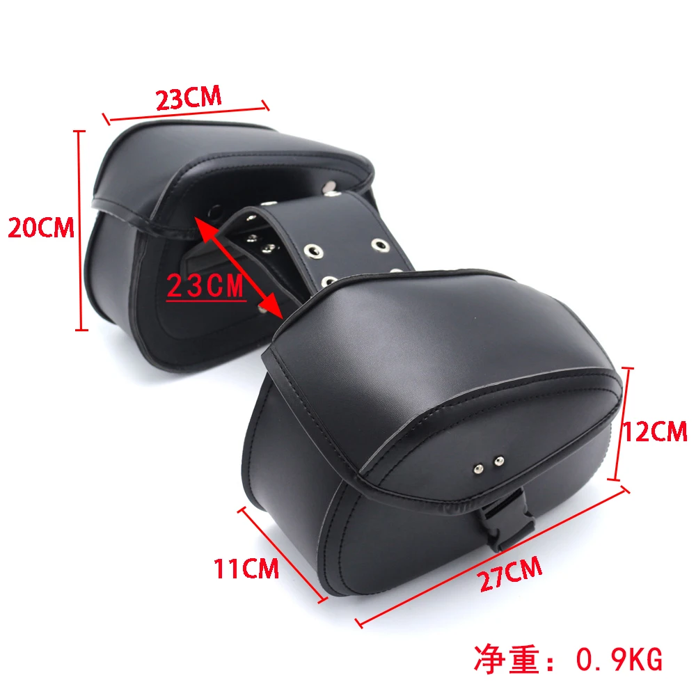 Motorcycle Saddlebag Swingarm Bags Side Tool Bags for Sportster Street 750 Iron 883 Waterproof Synthetic Leather Storage Bags