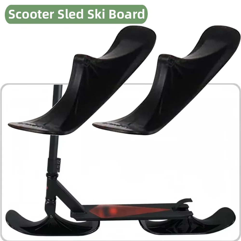 

1 Pair Scooter Sled Sled Ski Board Balance Bike Snow Ski Sled Scooter Sled Sled Ski Board Ski Scooter for kids Outdoor Accessory
