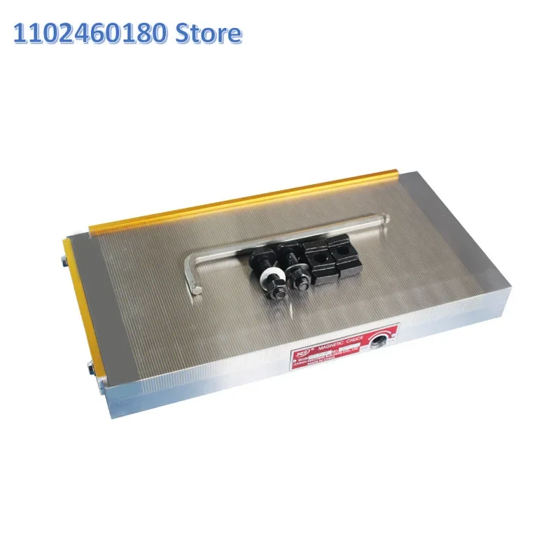 200 * 400 、450 * 150 rectangular dense pole permanent magnet flat grinding spark machine, detailed manual suction cup design