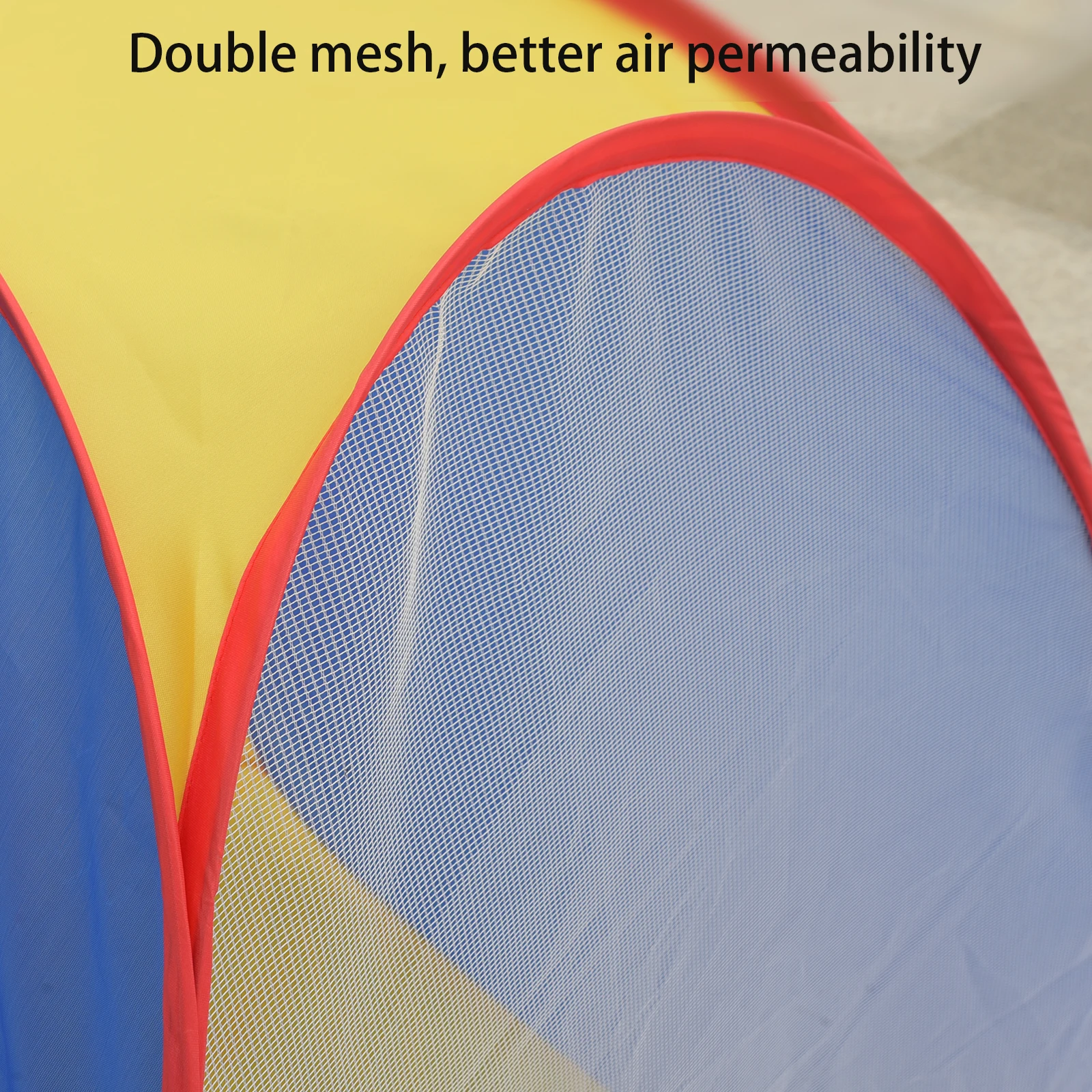 Tenda da gioco giocattolo per bambini con blocchi di colore, casa da gioco per ragazzi e ragazze, comoda casa pieghevole, piscina con palline oceaniche