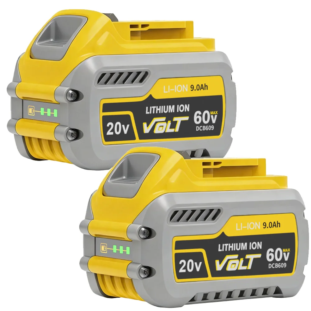 20V/60V 9000mAh voor DeWalt DCB609 accu MAX vervangende Li-ion accu voor DeWalt DCB609 DCB547-XJ DCB606 DCB201 gereedschapsaccu