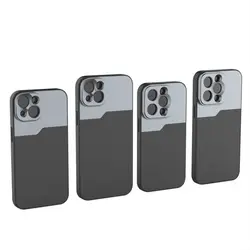 17MM Thread Mobile Phone Case for iPhone 14 12 13 Pro Plus Max Mini Phone Vlog Protective Cover Anamorphic Macro Wide Angle Lens