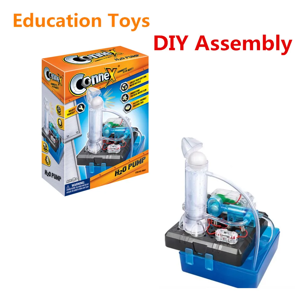 Puzzle DIY Assembly Model Plastic Science Assembly Water pump Educational Toy Gift Children's Science Experiment