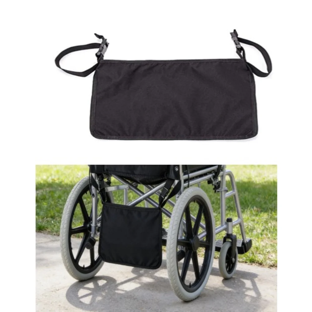 Zippered Under Seat Bag for Wheelchairs and Walkers Waterproof Oxford Material with Drawstring and Fastener 35x27cm