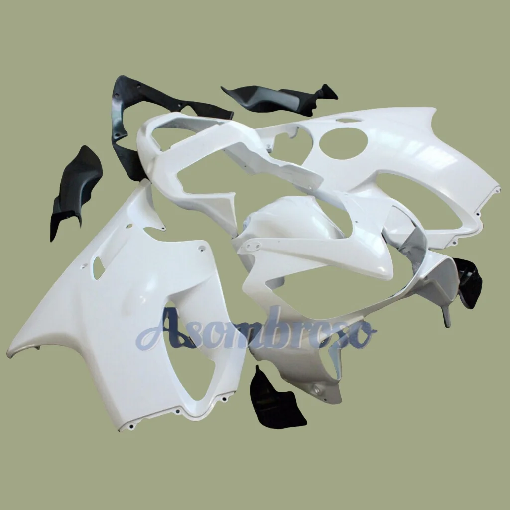 CBR600F4i 2001 2002 2003 Pearl White Fairing Kits CBR600 F4i  Custom Motorcycle Fairings CBR 600 01-03 Unpainted