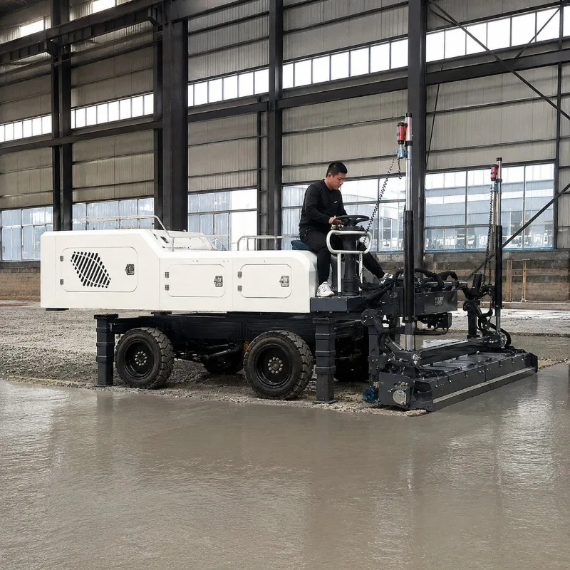 Laser Screed Floor Leveling Equipment Concrete Machine Flatness Tool Customized Durable for Clean Room Slabs