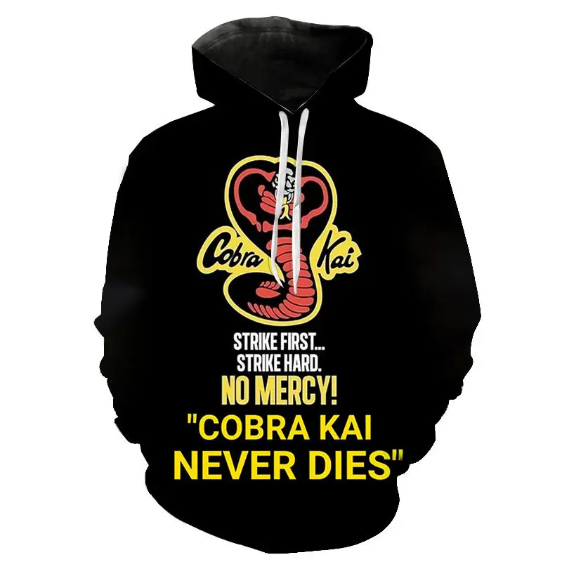 New Cobra Kai 3D Printed Casual Hoodies Men Women Children Fashion Pullover Boy Girl Kids Sweatshirts Streetwear Clothes Tops