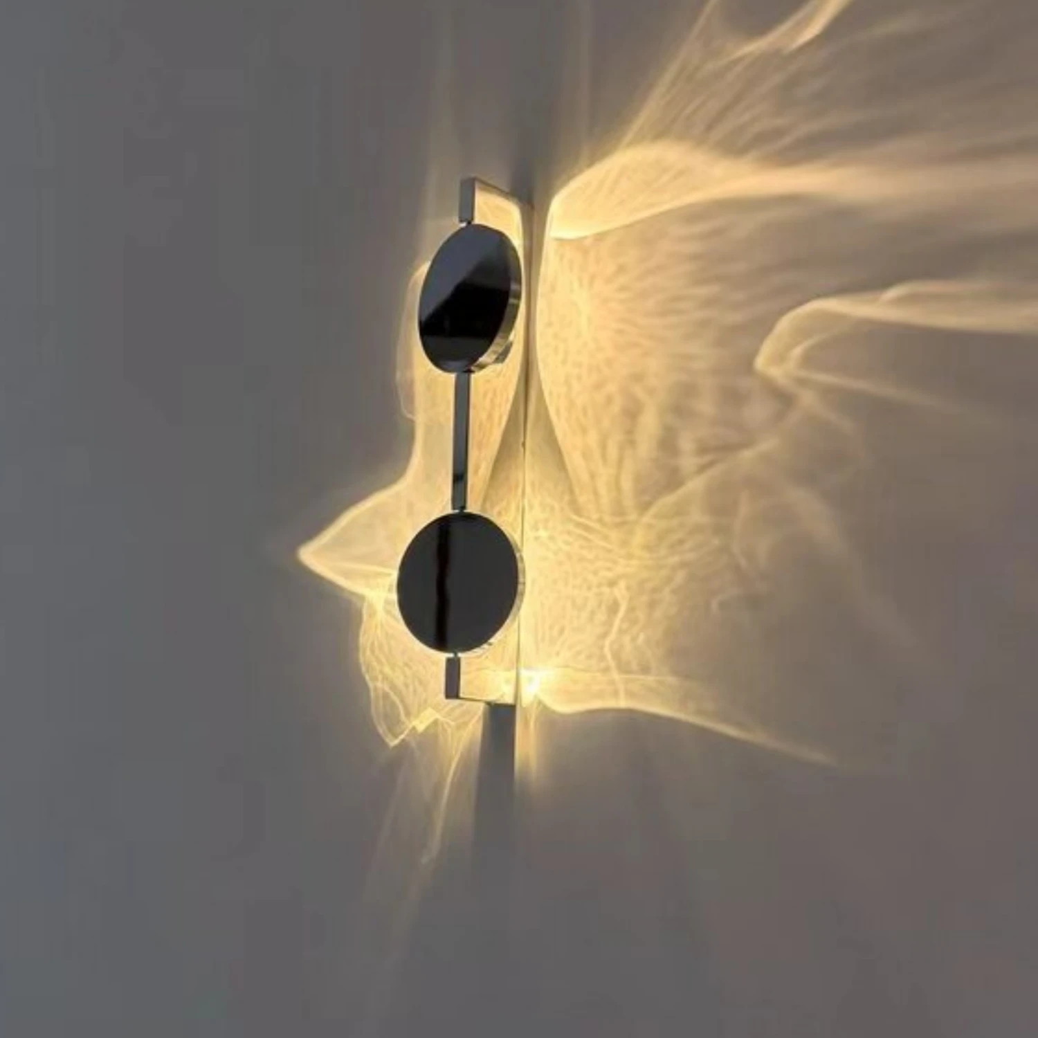 Modern Steel Rotatable Luxery Iron LED Wall Lamp Warm Light Sconce Wall Figure for Living Rooms Kitchens Bedrooms Dining Roo