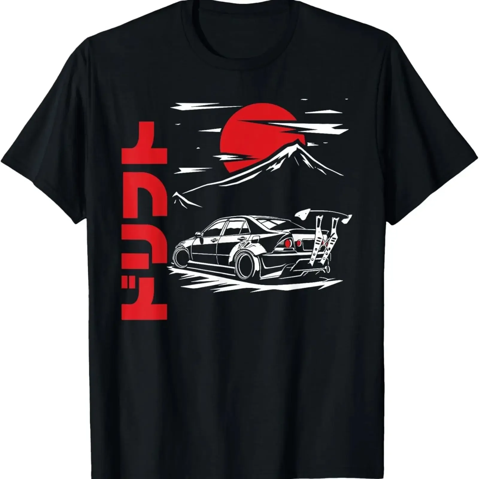 JDM Tokyo Japan Drift Race Car Tuning Retro Vintage T Shirt vintage Washed Breathable fashion Unisex Soft Top For Everyday Wear