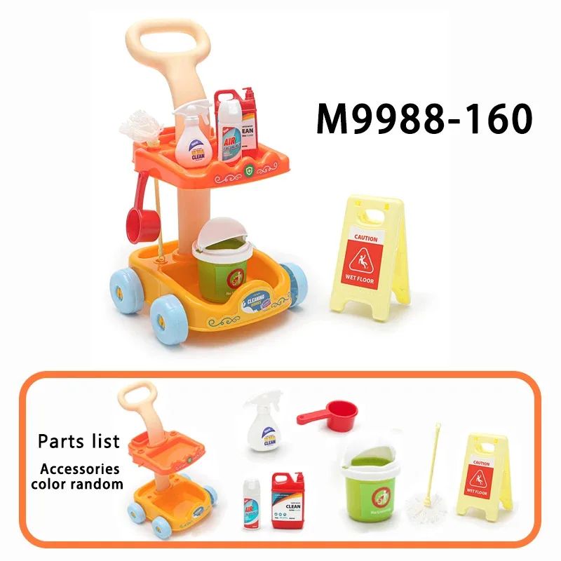 

Mini Broom And Dustpan Set Pretend Play Set For Girls & Boys,Mini Cleaning Broom Set Toy Household Cleaning Toys for Kids
