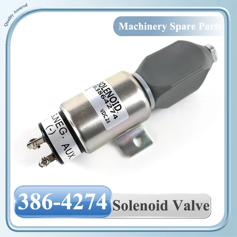 

386-4274 3864274 Электромагнит отключения подачи топлива Valve 24V для 6D31 HD700-7 HD820 SK200-3 Excavator