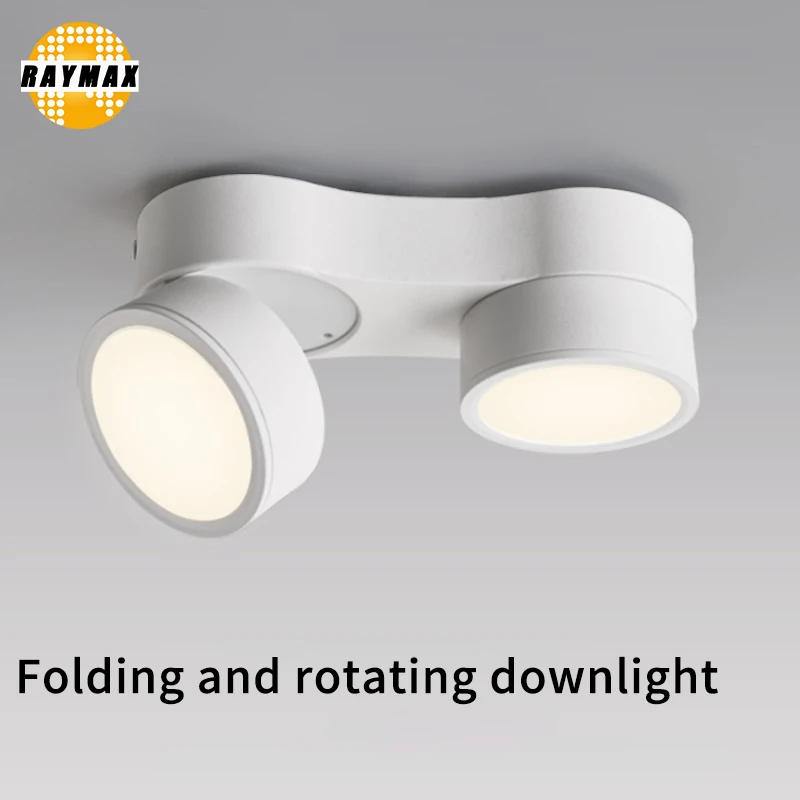 

Foldable COB LED Surface Mounted Downlights 7W 12W 3000K 4000K 6000K Dimmable Ceiling Lamps Rotating LED Ceiling Indoor Light