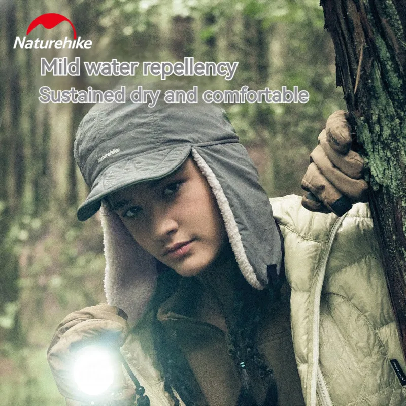 

Naturehike зимняя теплая шапка ветрозащитная двусторонняя защита ушей гром имитация овечьей шерсти ткань -10 ℃ ~10 ℃ Походы на открытом воздухе