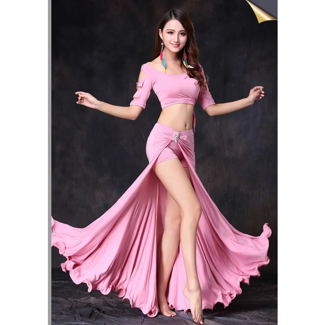 Bellydance oriental Belly baladi sandi Indian eastern Egyptian swing dance dancing costumes bra belt skirt dress robe set outfit