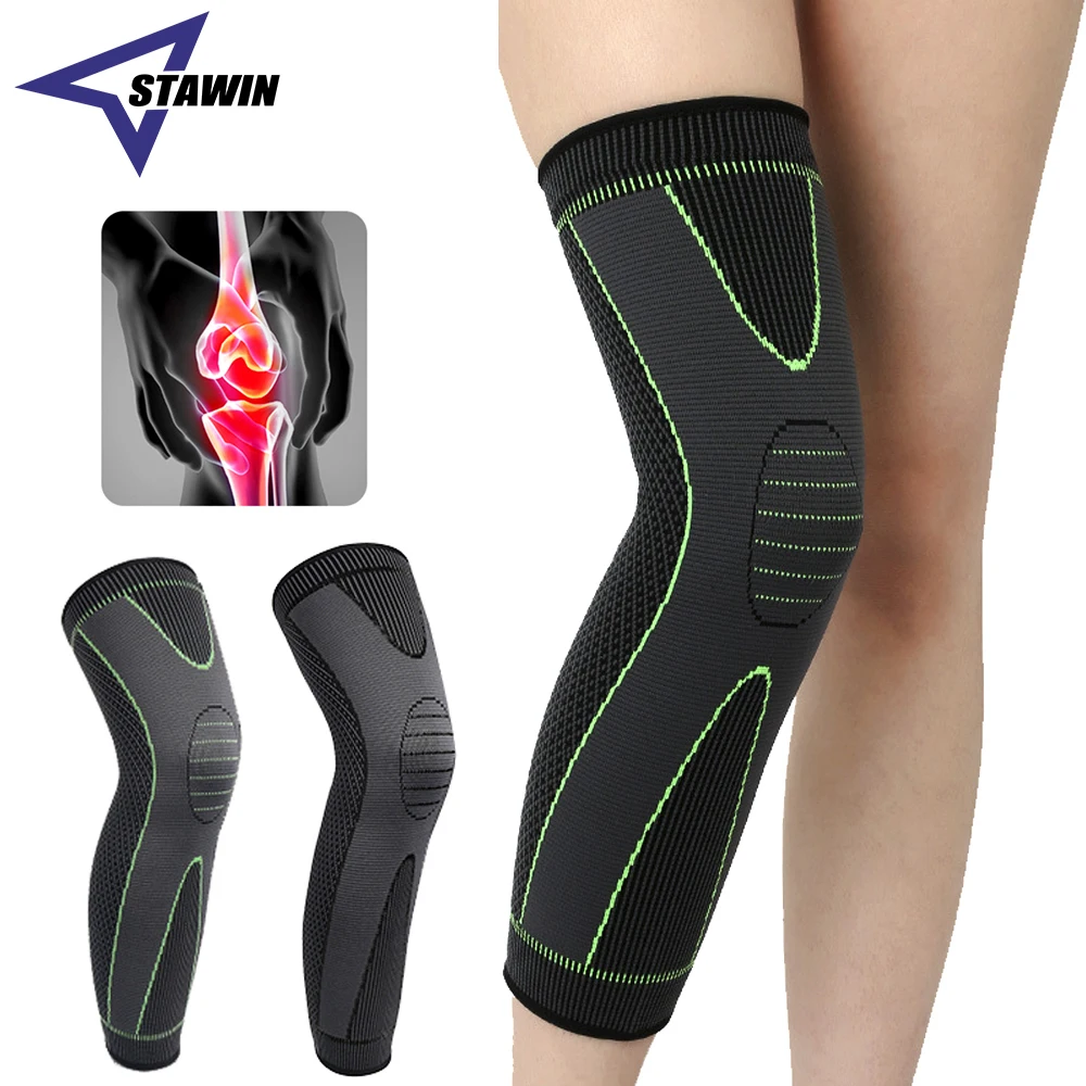 

Sport Knee Brace Warm Long Compression Knee Sleeve for Men Women Knee Support Protector for Weightlifting Workout Tear Arthritis