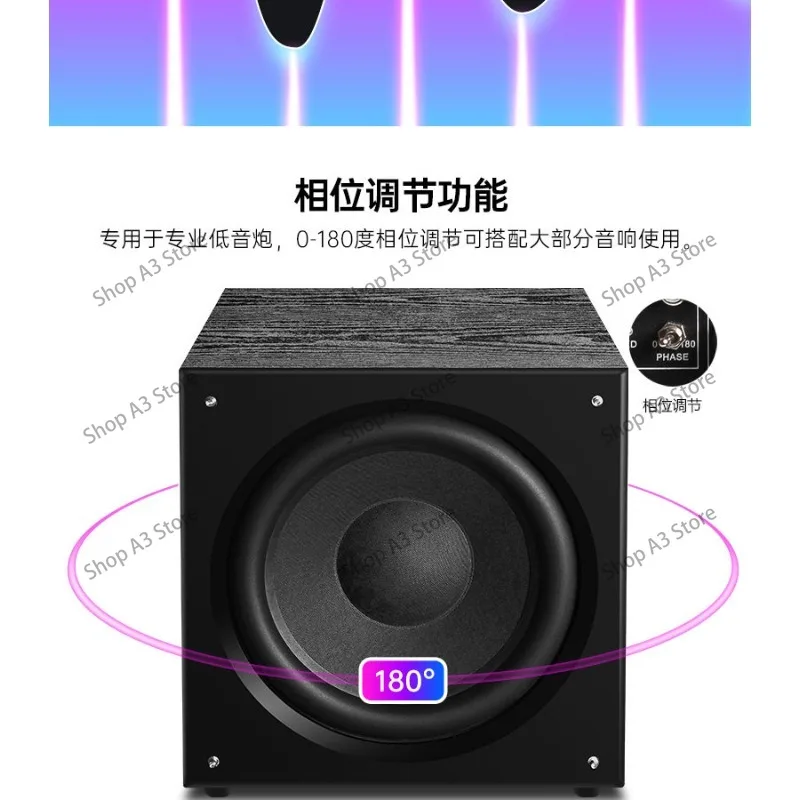 12 Inch Active Subwoofer 300W Deep Bass Home Theater Speaker System ASW-20012 220V