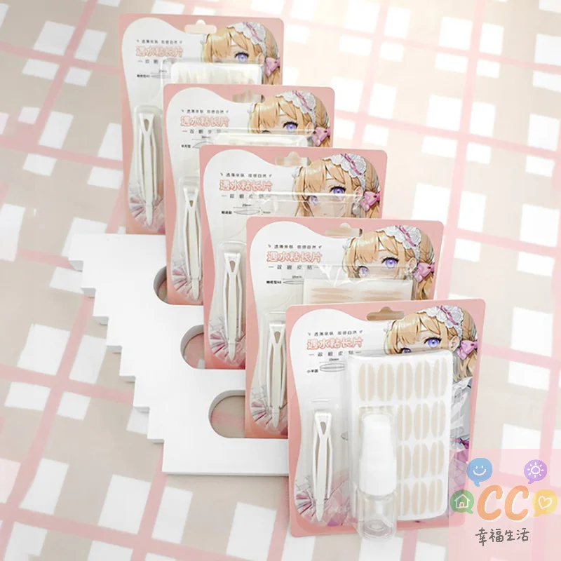 2025 nouveau HUA HUA Invisible paupière autocollant dentelle oeil ascenseur bandes Double paupière bande adhésive autocollants bande pour les yeux outils HUA HUA