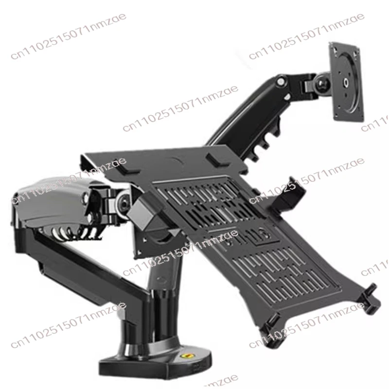 2-in-1 double screen office computer bracket stretching rotating heat dissipation base  Notebook bracket