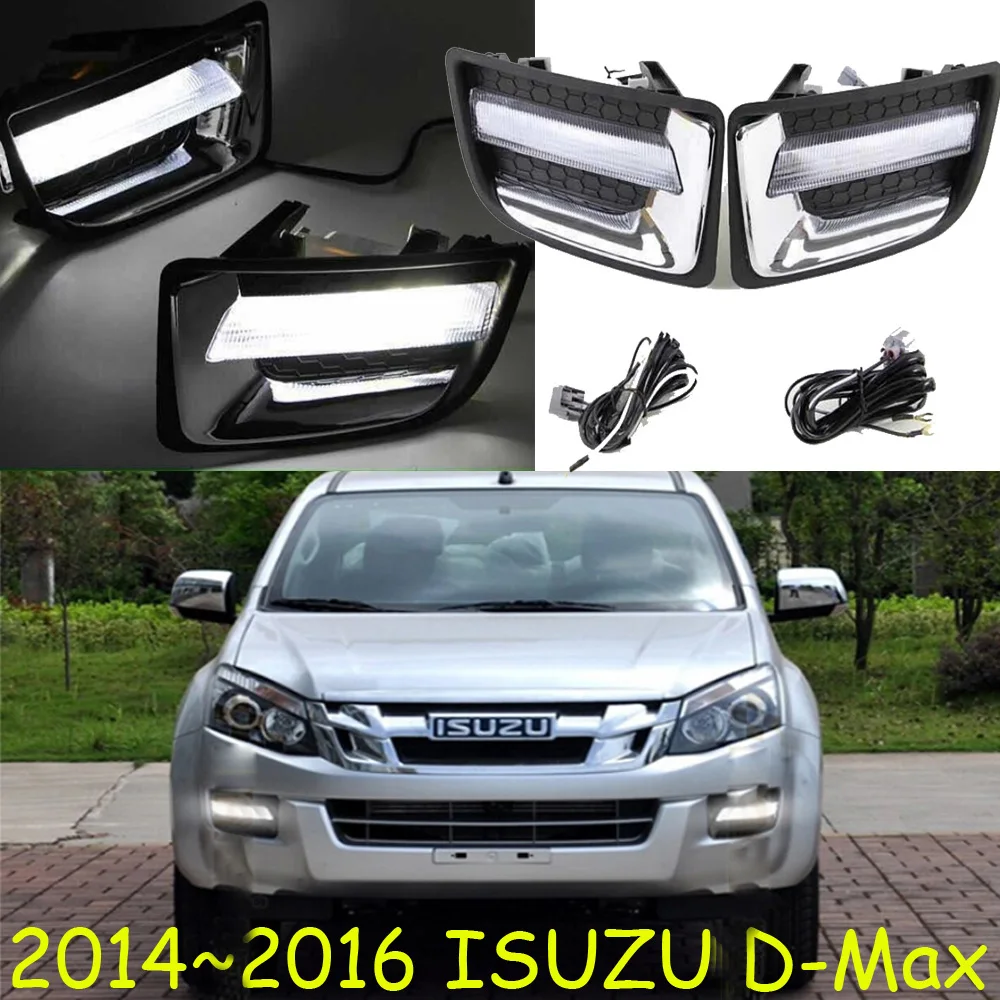車のバンパーヘッドランプ-d-max-デイタイムライト、2014-〜-2016、led、d-max-フォグランプ、d-max-dmax