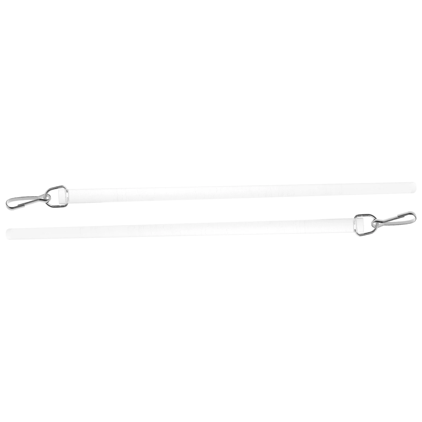 

2 Pcs Curtain Rod Blind Wand with Hook Acrylic Window Tilt Replacement Drapery Pull Stainless Steel