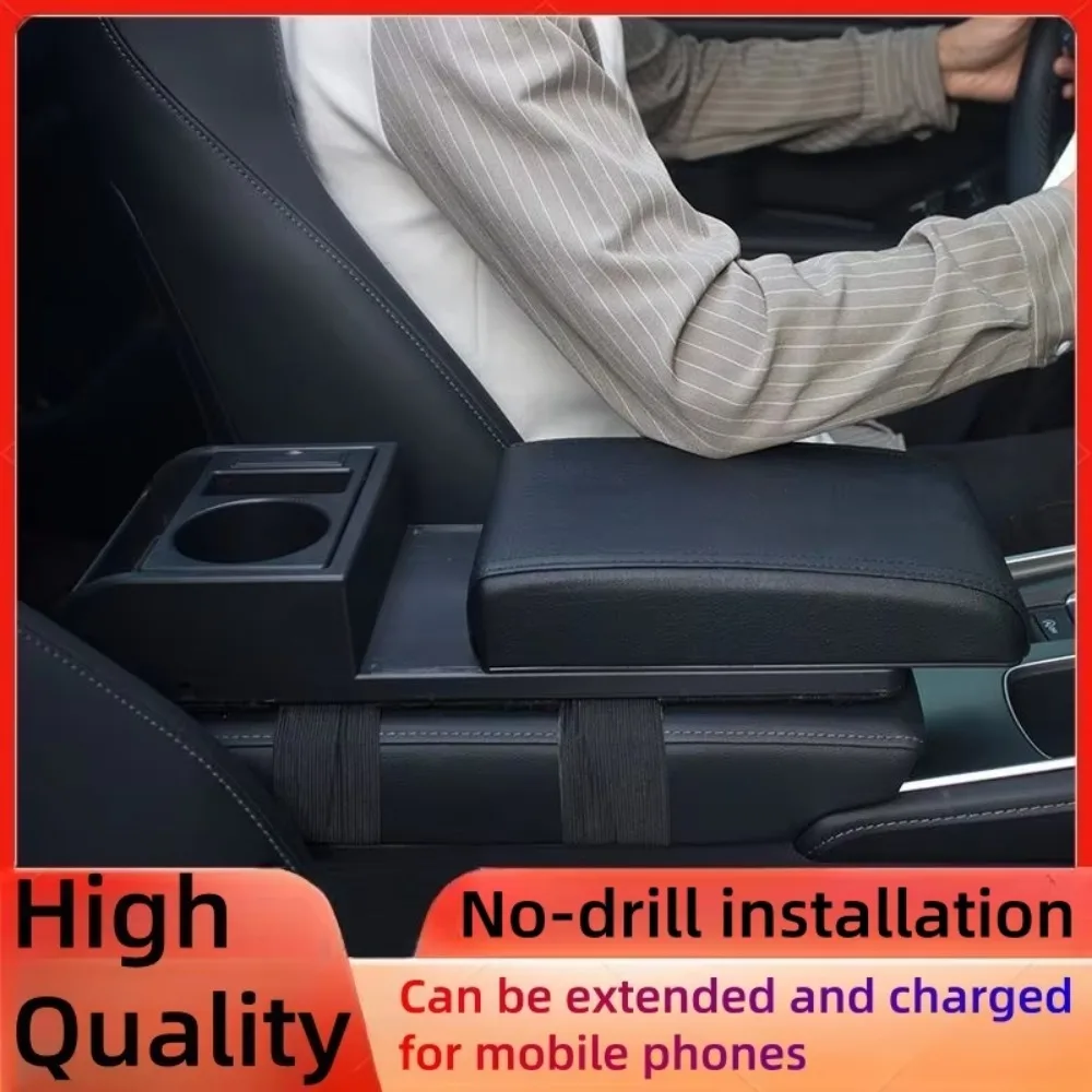 Almohadilla de caja de reposabrazos de coche para Hyundai IX35 Solaris Accent I30 Tucson Elantra Santa Fe Getz I20 Sonata I40 Kn
