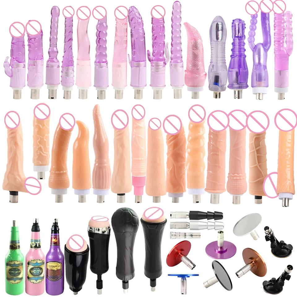 FREDORCH 3XLR Sex Machine Attachments Extension Rod Tube Love Machines 3Prong Accessories Cannon Dildo Male Masturbation Cup