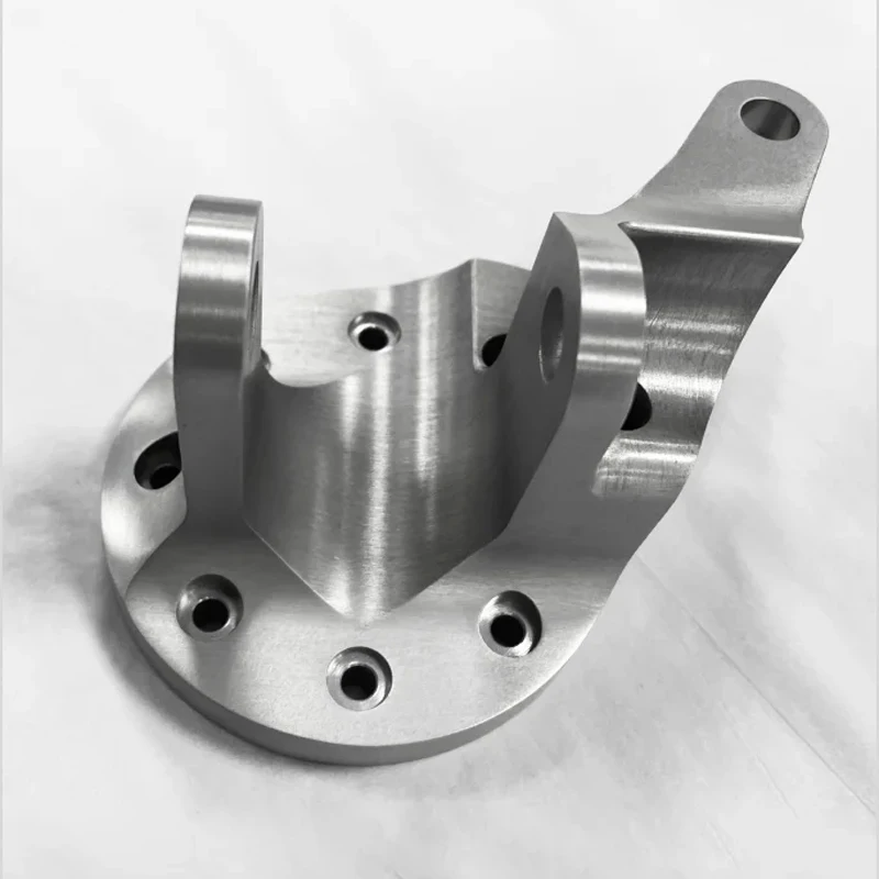 

CNC Aluminum Mounting Bracket Precision Machined with 5-Axis CNC Custom Metal Support Holder Industrial Equipment Hardware