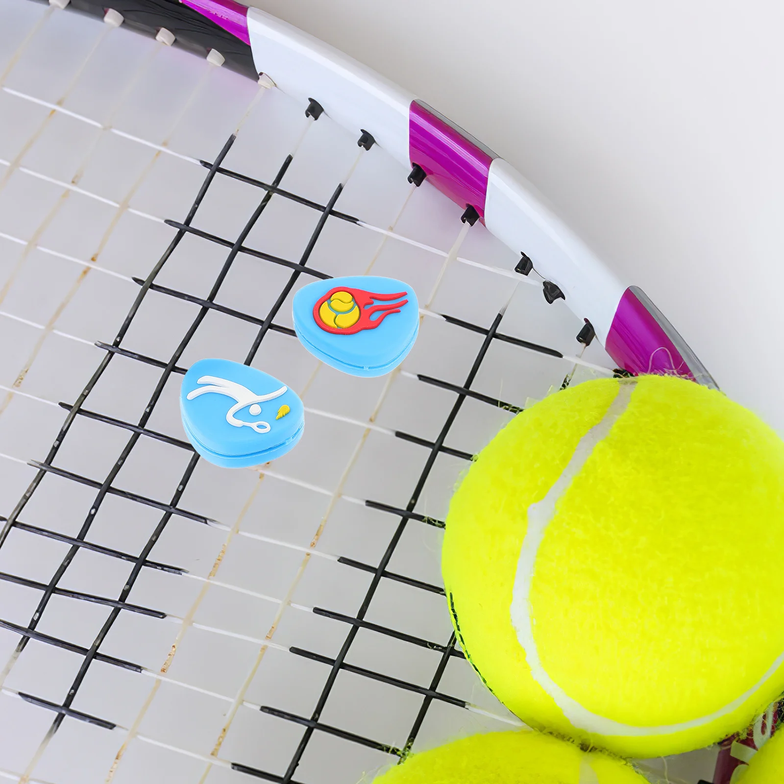 

4Pcs Tennis Racket Dampeners Silicone Anti Vibration Shock Absorbers for Sports Tennis Accessories Outdoor Activities