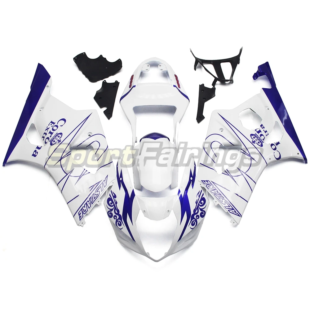 Kit plastik Fairing sepeda motor injeksi plastik ABS untuk GSX-R1000 GSXR1000 GSXR 1000 2003 2004 K3 K4 sarung bodykit lengkap