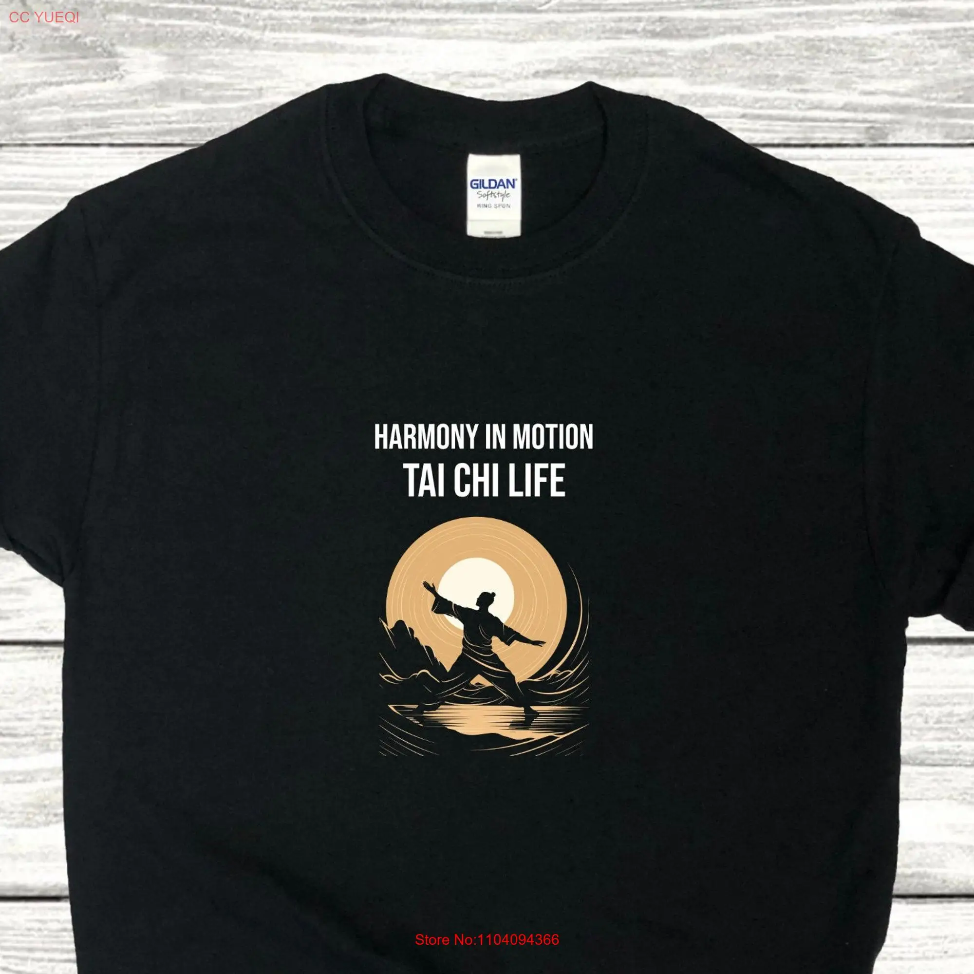 Harmony in Motion Tai Chi Life T Shirt for Lovers Enthusiasts Relaxation Clothing  long or short sleeves