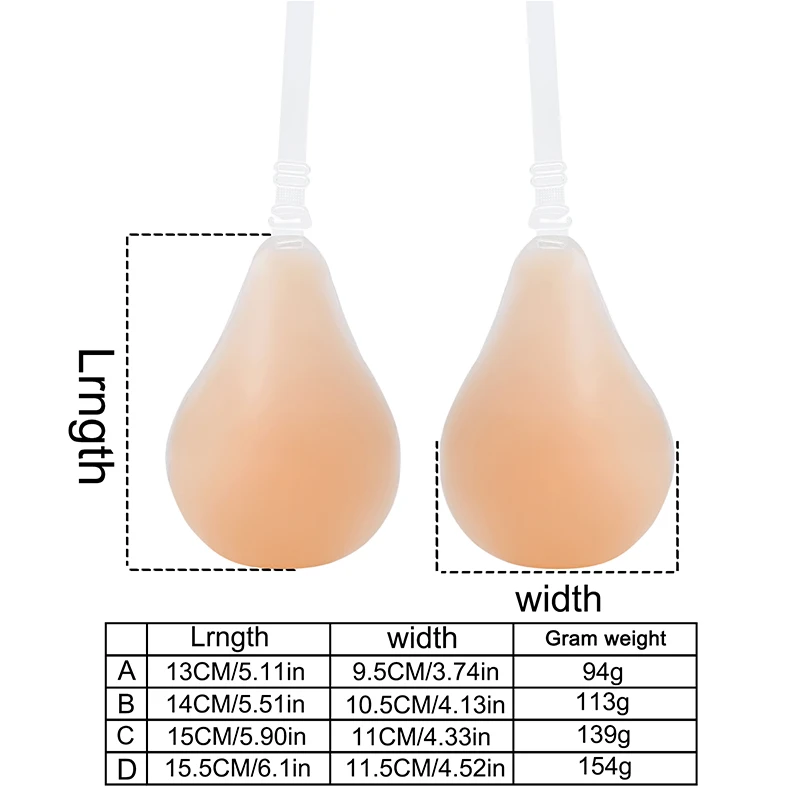 Silikonová neviditelná podprsenka FINETOO s ramenním popruhem, zvedací kryt bradavek, opakovaně použitelný lepicí kryt prsou, pro šaty s odhaleným zadkem - náhled 6