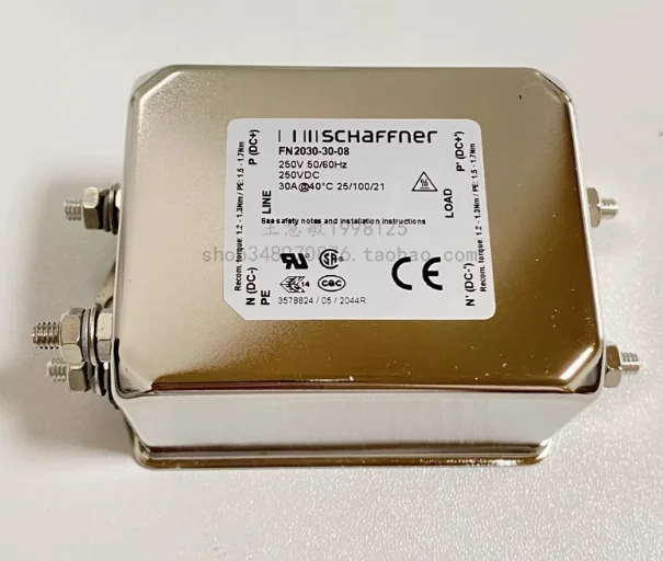 1PCS/LOT SCH AFFNER FILTER FN2030-30-08 250VDC 30A 50/60HZ