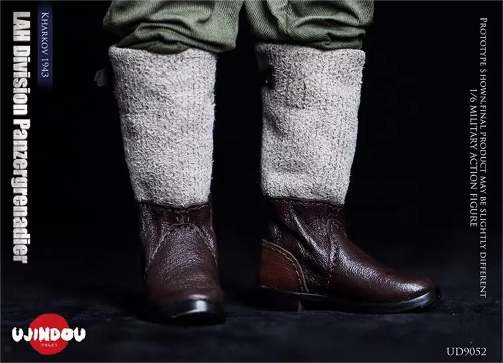 

UJINDOU For Sale 1/6 UD9052 Soldier Doll Guy Mini Toys Model Leather Hollow Shoe Boots Caps Throw Model Accessories For 12“ DIY