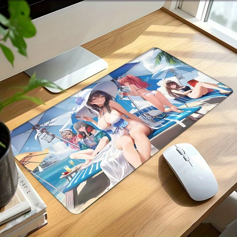 ملحقات لوحة الماوس Victory Goddess Nikki 5، لوحة ماوس ألعاب كبيرة مطاطية غير قابلة للانزلاق، وسادة مكتب للكمبيوتر المحمول المزخرفة #3