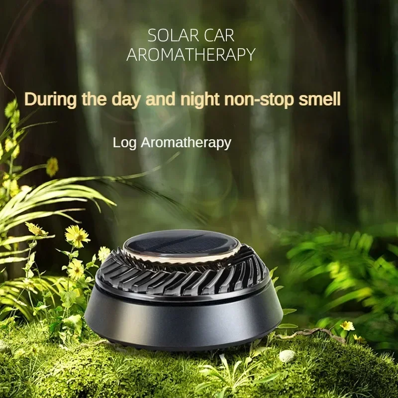 Popular solar car aromatherapy perfume, rotating in light, fragrance removing, car accessories, car accessories