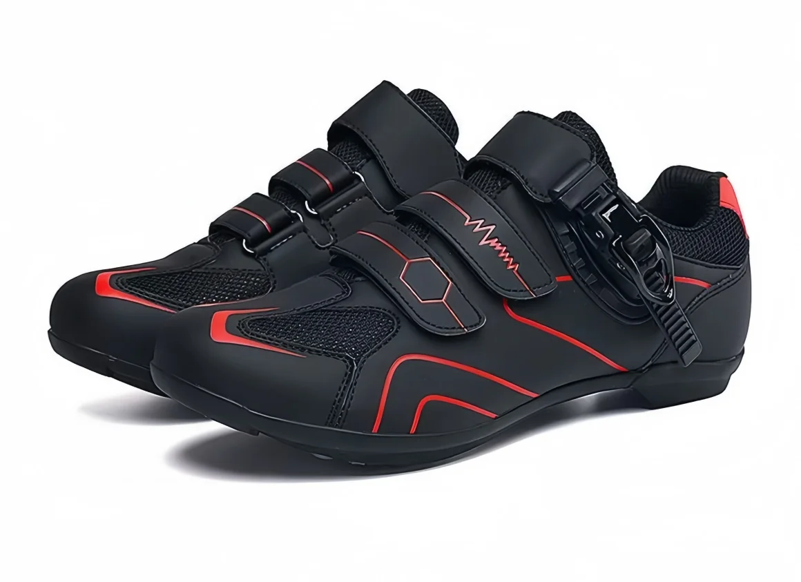 SPD-Rennradschuhe mit Stoßdämpfung und Langlebigkeit, geeignet für Rennen auf Langstreckenstraßen, MTB-Mountainbike-Offroad-Fahren – Detail 17