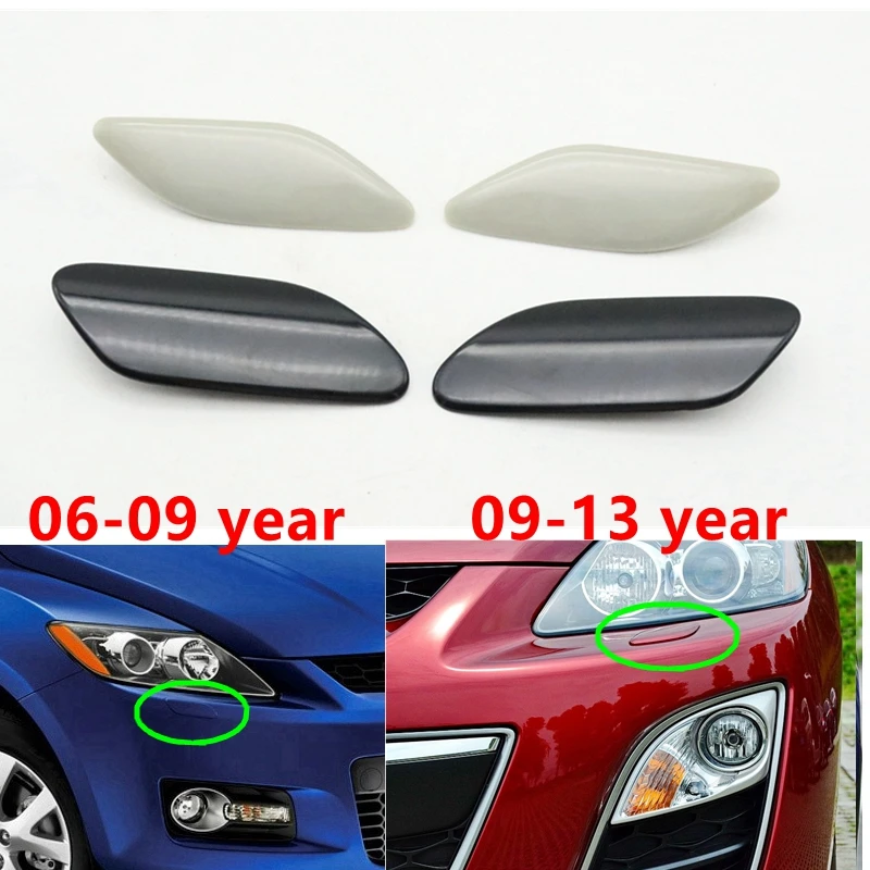 

Car HEADLIGHT LAMP WASHER NOZZLE JET HID CAP COVER For MAZDA CX7 CX 7 CX-7 ER 2006-2009 2009-2013