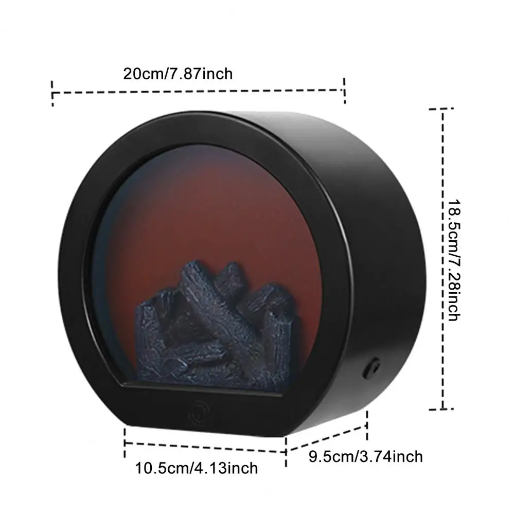Lampada a fiamma simulata Luce per camino portatile Lanterna con effetto fiamma realistica per decorazioni per interni ed esterni Elettrico portatile