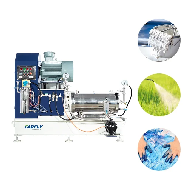 Nano wet grinding machine FDS pin type sand mill Ce certified