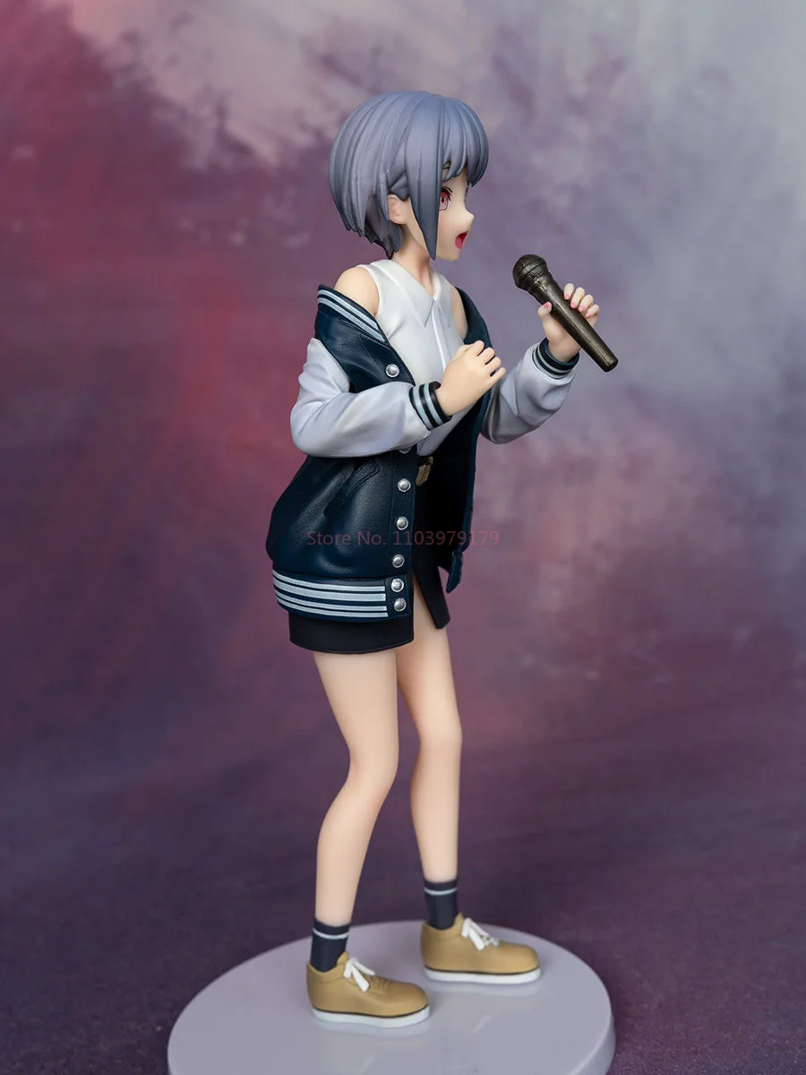 Takamatsu Tomori Mygo! 22cm Sexy Singing Scene Figure Kawaii Doll Anime Toy Computer Ornaments Beauty Girl Model for Collectors