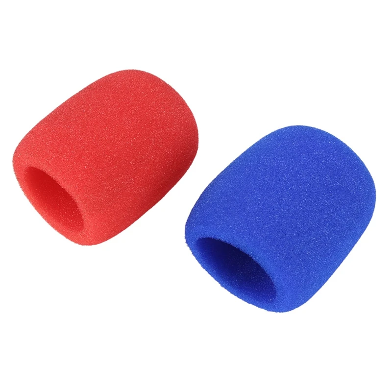 ●5 Pcs Solid Color Non-Disposable Microphone Dust Cover Thickened Microphone Cover Microphone Blowout Cover for KTV-ABFB