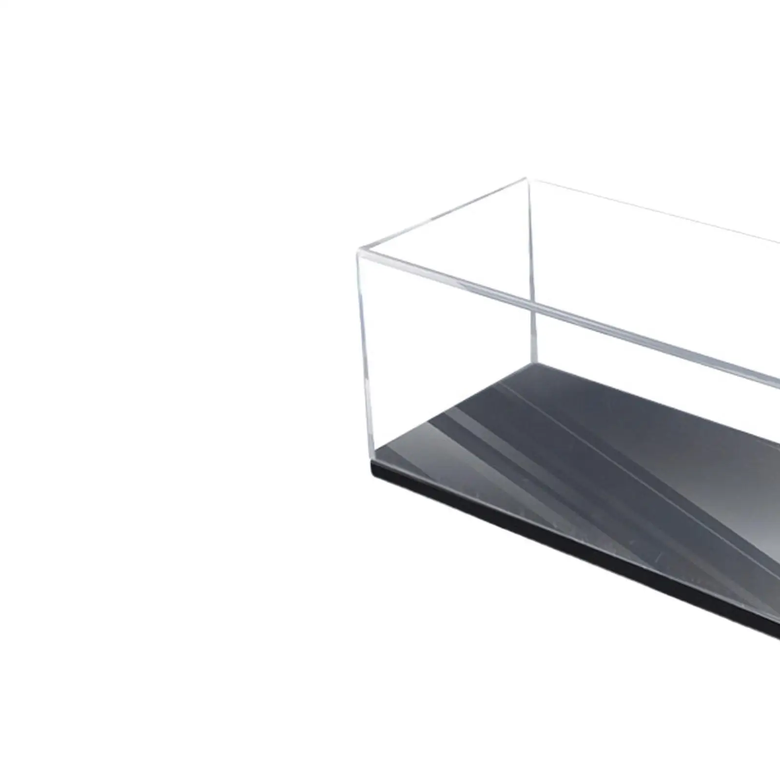 Acrylic Display Case Dustproof Figure Display Case Clear Acrylic Case for 1/18 Model Cars Toys Statue Action Figures Souvenirs