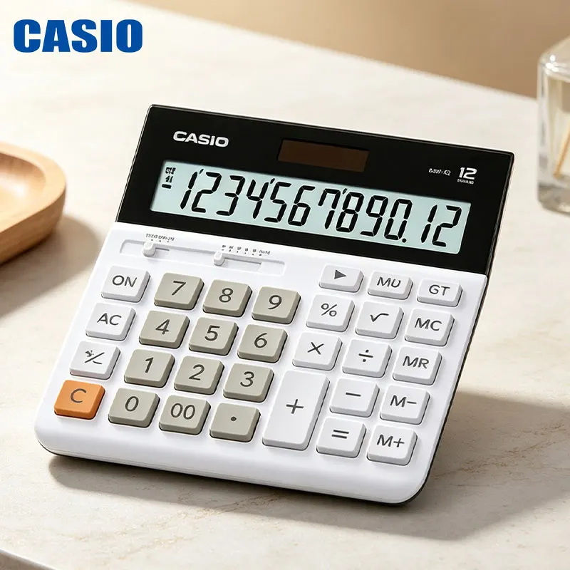 Casio DH-12/DH-14/MH-12/AX-12B/MX-12B/DX-120B Simple and Elegant Calculator. Smooth Operation Logic. Cost Accounting Tool.